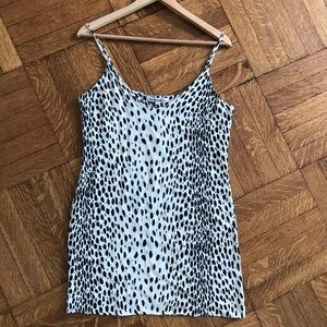 M Reformation short classy dress in savanna print